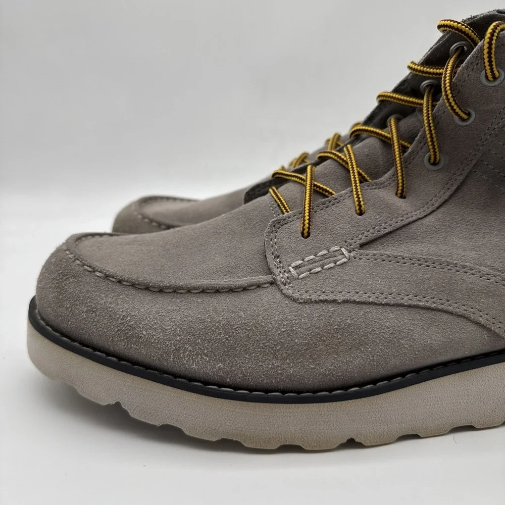 Nike ACG Kingman Moc Toe Gray Suede Chukka Boots 525387-014 Size 13